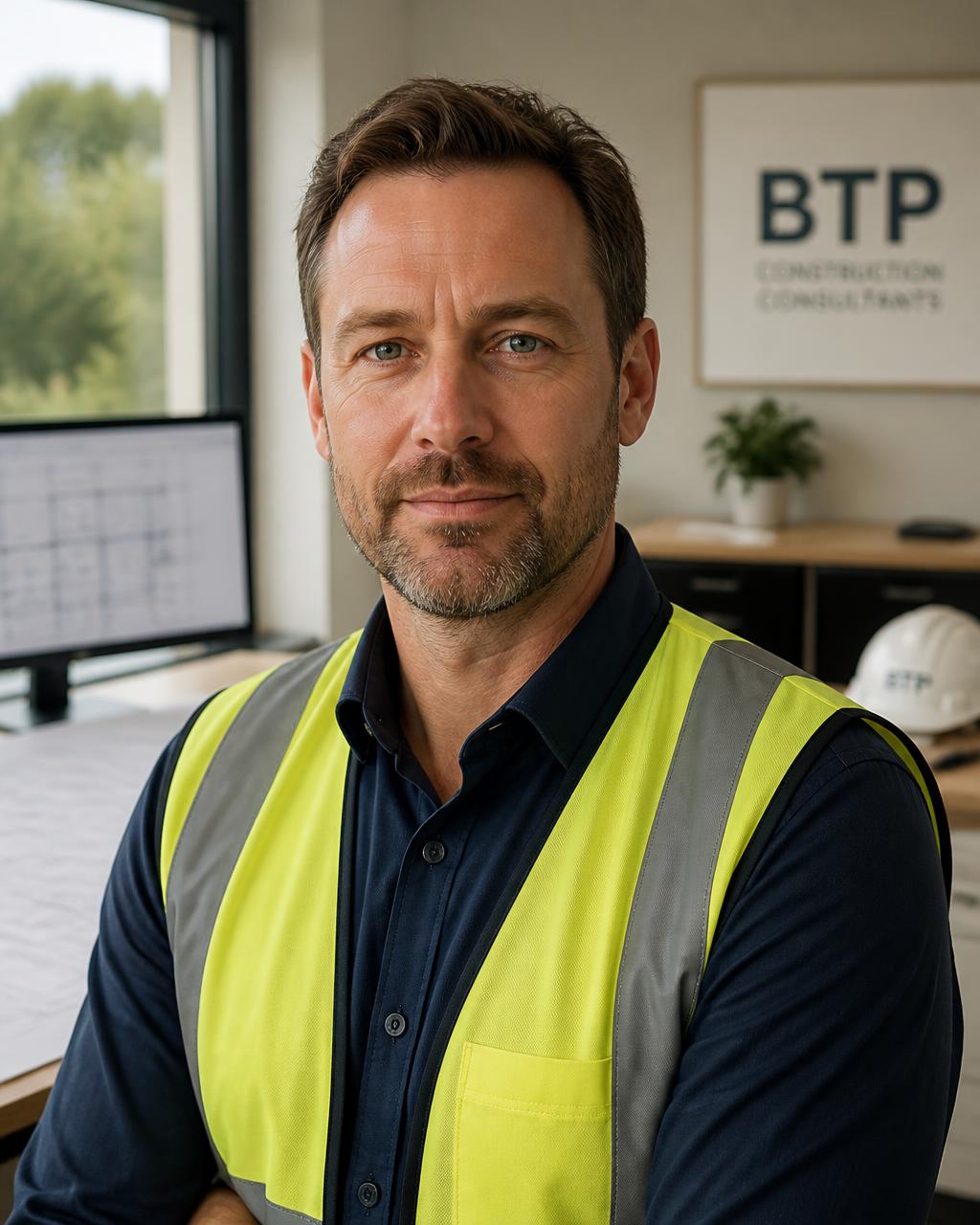 Portrait de Noël, consultant développement commercial BTP